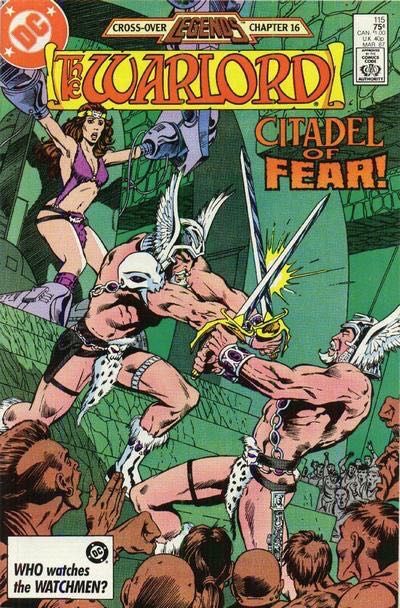 Warlord, Vol. 1 Legends - Chapter 16: The Citadel of Fear |  Issue#115A | Year:1987 | Series: Warlord | Pub: DC Comics | Direct Edition