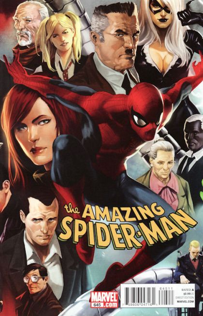The Amazing Spider-Man, Vol. 2 Origin of the Species, Part Four |  Issue#645A | Year:2010 | Series: Spider-Man | Pub: Marvel Comics | Marko Djurdjević Regular