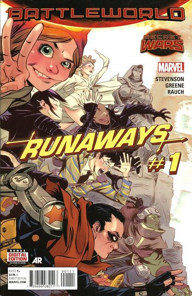 Runaways, Vol. 4 Secret Wars: Battleworld - Doomed Youth, Part One |  Issue