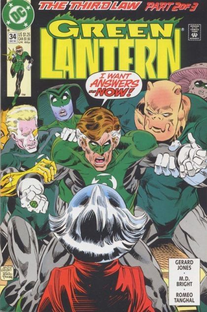 Green Lantern, Vol. 3 The Third Law, Part 2: Entropy |  Issue#34A | Year:1992 | Series: Green Lantern | Pub: DC Comics | Direct Edition