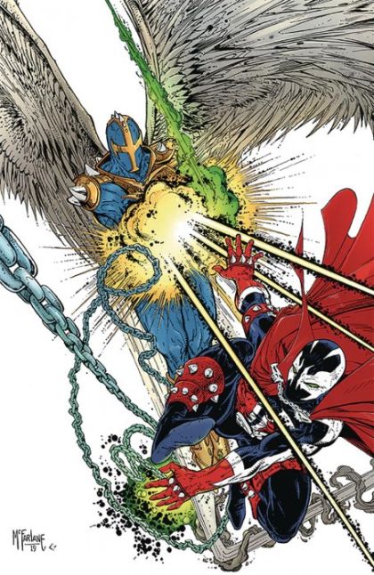 Spawn War To 300 - Part 1 |  Issue#298B | Year:2019 | Series: Spawn | Pub: Image Comics | Cover B by Todd McFarlane Virgin Variant Cover