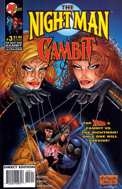 Night Man / Gambit One Of You |  Issue#3 | Year:1996 | Series: Night Man | Pub: Malibu Comics |