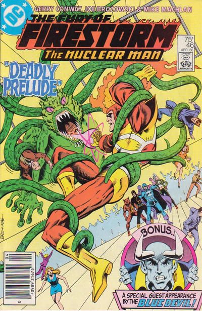 Firestorm, the Nuclear Man, Vol. 2 (1982-1990) Deadly Prelude |  Issue#46B | Year:1986 | Series: Firestorm | Pub: DC Comics | Newsstand Edition