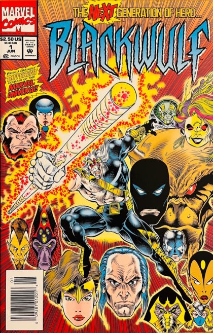Blackwulf Where Monsters Dwell |  Issue#1B | Year:1994 | Series:  | Pub: Marvel Comics | Angel Medina Newsstand