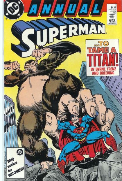 Superman, Vol. 2 Annual Tears for Titano! |  Issue#1A | Year:1987 | Series: Superman | Pub: DC Comics | Direct Edition
