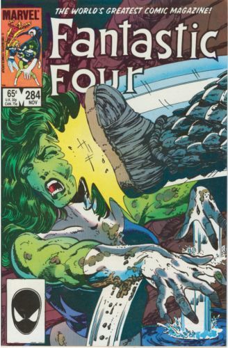 Fantastic Four, Vol. 1 Revolution! |  Issue#284A | Year:1985 | Series: Fantastic Four | Pub: Marvel Comics | Direct Edition