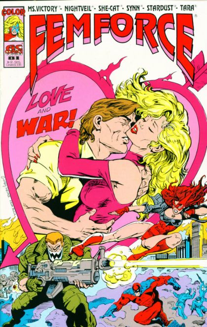 Femforce Love And War! |  Issue#81 | Year:1995 | Series: FemForce | Pub: AC Comics |