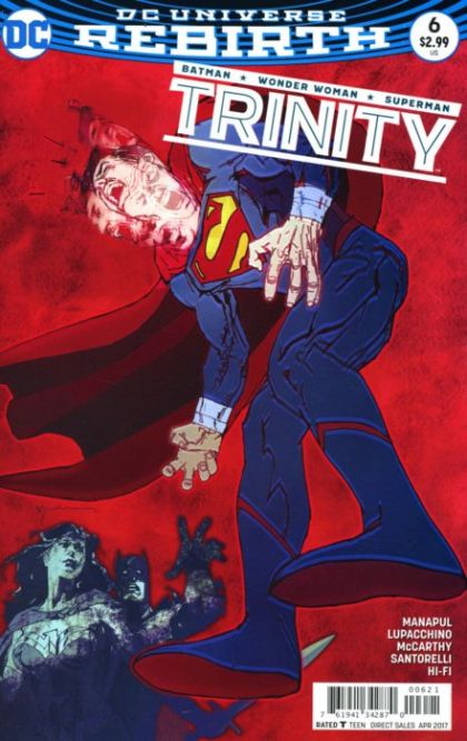 Trinity, Vol. 2 Better Together, At The Mercy |  Issue#6B | Year:2017 | Series:  | Pub: DC Comics | Variant Bill Sienkiewicz Cover