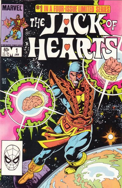 Jack of Hearts Murmur of the Heart..! |  Issue#1A | Year:1983 | Series:  | Pub: Marvel Comics | Direct Edition