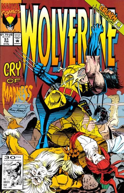 Wolverine, Vol. 2 The Crunch Conundrum, Part 1: Heartbreak Motel! |  Issue#51A | Year:1991 | Series: Wolverine | Pub: Marvel Comics