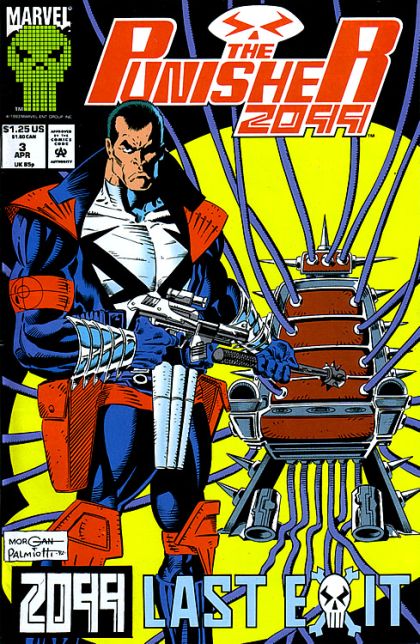 Punisher 2099, Vol. 1 Last Exit From the Bronx |  Issue#3A | Year:1993 | Series: Punisher | Pub: Marvel Comics | Direct Edition