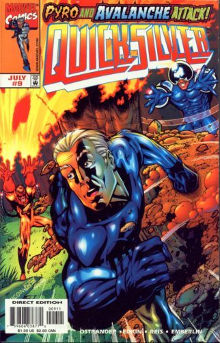 Quicksilver Escape From The Savage Land! |  Issue#9A | Year:1998 | Series: Quicksilver | Pub: Marvel Comics | Direct Edition