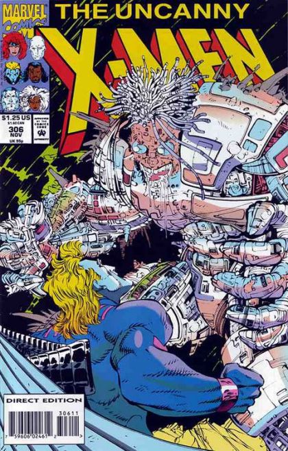 Uncanny X-Men, Vol. 1 Mortal Coils |  Issue#306A | Year:1993 | Series: X-Men | Pub: Marvel Comics | Direct Edition