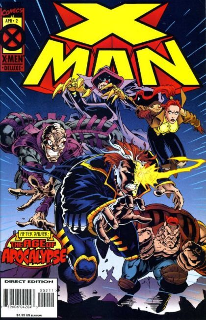 X-Man Age of Apocalypse - Crossing Sides |  Issue#2A | Year:1995 | Series: X-Men | Pub: Marvel Comics | Direct Edition