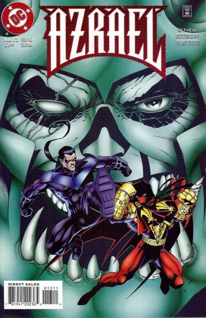Azrael, Vol. 1 Demon Time, Part 1 |  Issue#13A | Year:1995 | Series:  | Pub: DC Comics | Direct Edition