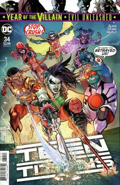 Teen Titans, Vol. 6 Year of the Villain - Friends & Traitors |  Issue#34A | Year:2019 | Series:  | Pub: DC Comics | Regular Francis Manapul Cover