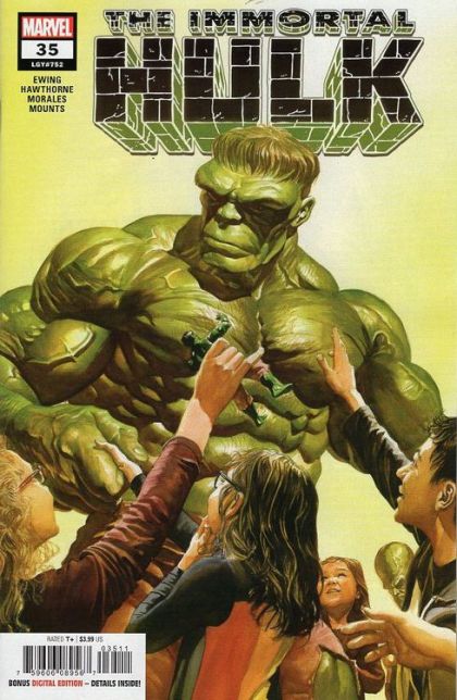 The Immortal Hulk A Certain Amount of Light |  Issue#35A | Year:2020 | Series:  | Pub: Marvel Comics | Regular Alex Ross Cover