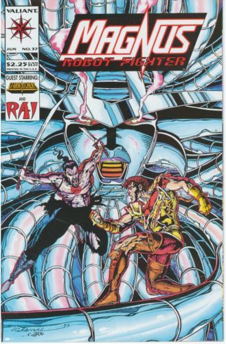 Magnus Robot Fighter, Vol. 1 Mindlock! The Last Day |  Issue#37 | Year:1994 | Series: Magnus Robot Fighter | Pub: Valiant Entertainment |