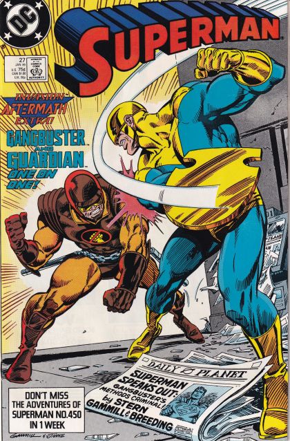 Superman, Vol. 2 Invasion - Of Course You Know, This Means War! |  Issue#27A | Year:1988 | Series: Superman | Pub: DC Comics | Direct Edition