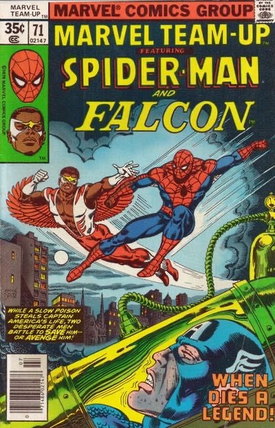 Marvel Team-Up, Vol. 1 Spider-Man and Falcon: Deathgarden |  Issue#71A | Year:1978 | Series: Marvel Team-Up | Pub: Marvel Comics | Regular Edition