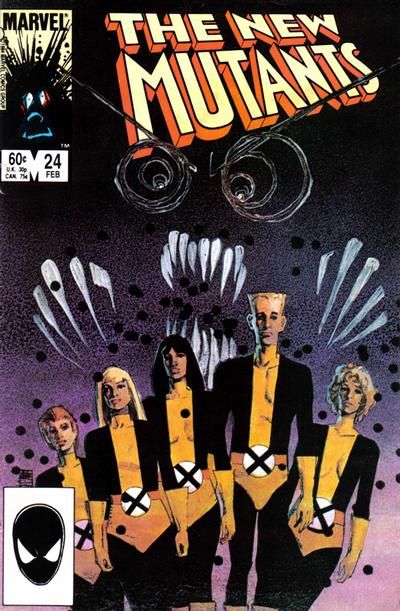 New Mutants, Vol. 1 The Hollow Heart |  Issue#24A | Year:1984 | Series: New Mutants | Pub: Marvel Comics | Direct Edition