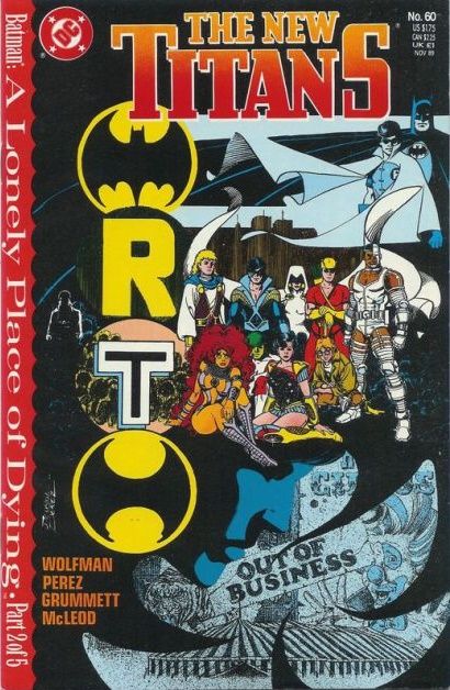 The New Titans A Lonely Place Of Dying - Roots |  Issue