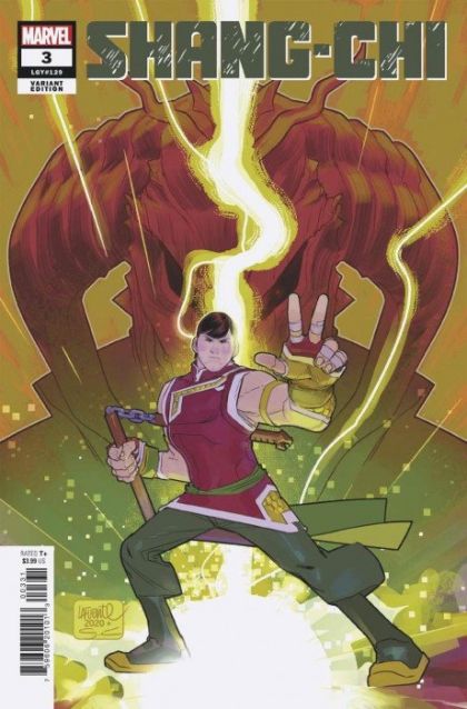 Shang-Chi, Vol. 2 Shang-Chi Vs. The Marvel Universe, Part 3 |  Issue#3C | Year:2021 | Series:  | Pub: Marvel Comics | Variant Cover by David LaFuente