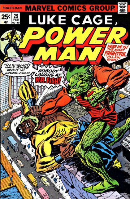 Power Man No One Laughs At Mr. Fish |  Issue#29A | Year:1975 | Series: Power Man and Iron Fist | Pub: Marvel Comics |