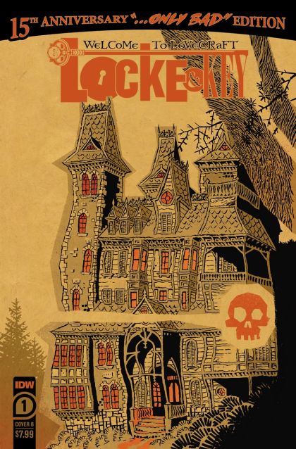 Locke & Key: Welcome To Lovecraft - 15th Anniversary  |  Issue#1B | Year:2023 | Series: Locke & Key | Pub: IDW Publishing | Simon Gane Variant