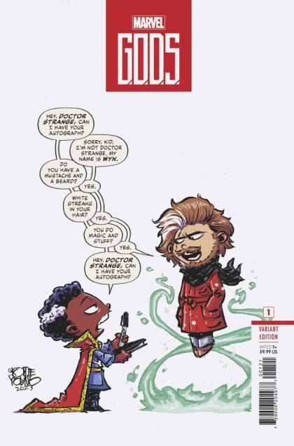 G.O.D.S.  |  Issue#1B | Year:2023 | Series:  | Pub: Marvel Comics | Skottie Young Variant