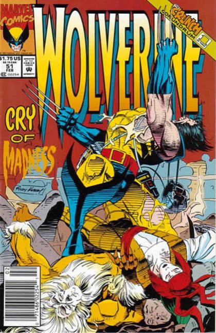 Wolverine, Vol. 2 The Crunch Conundrum, Part 1: Heartbreak Motel! |  Issue#51B | Year:1991 | Series: Wolverine | Pub: Marvel Comics |