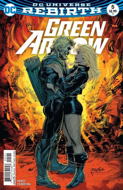 Green Arrow, Vol. 6 The Death and Life of Oliver Queen, The Inferno |  Issue#5B | Year:2016 | Series: Green Arrow | Pub: DC Comics | Neal Adams Variant Cover