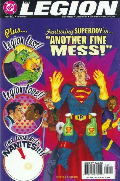 The Legion Chuck Taine And Gear In Housekeeping |  Issue#31 | Year:2004 | Series: Legion of Super-Heroes | Pub: DC Comics |