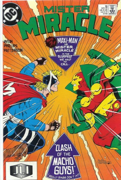 Mister Miracle, Vol. 2 This Town Isn't Big Enough For the Two of Us |  Issue#10A | Year:1989 | Series: Mister Miracle | Pub: DC Comics | Direct Edition