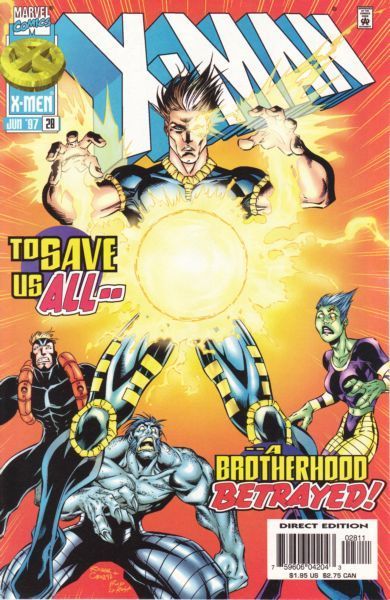 X-Man Dance With The Devil |  Issue#28A | Year:1997 | Series: X-Men | Pub: Marvel Comics | Direct Edition