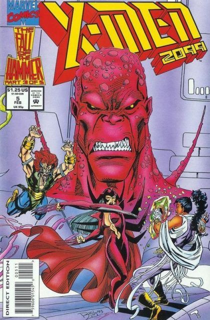 X-Men 2099 The Fall of the Hammer - Part 3: Lightningstrike |  Issue#5A | Year:1993 | Series: X-Men | Pub: Marvel Comics | Direct Edition
