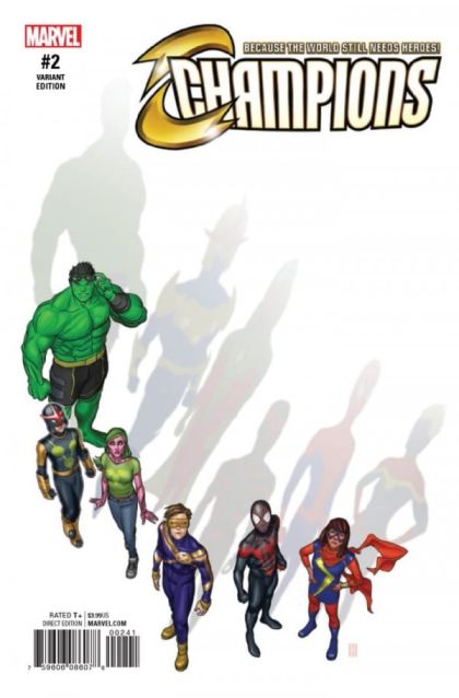Champions, Vol. 2 (Marvel)  |  Issue#2D | Year:2016 | Series:  | Pub: Marvel Comics | Mike Choi Incentive Variant (1:25)