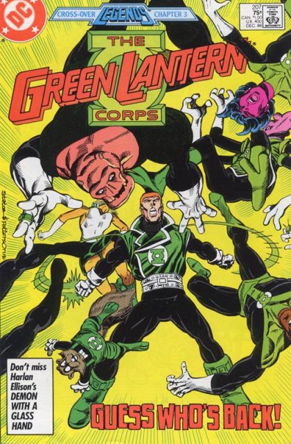 Green Lantern, Vol. 2 Legends - Simple Minds |  Issue#207A | Year:1986 | Series: Green Lantern | Pub: DC Comics | Direct Edition