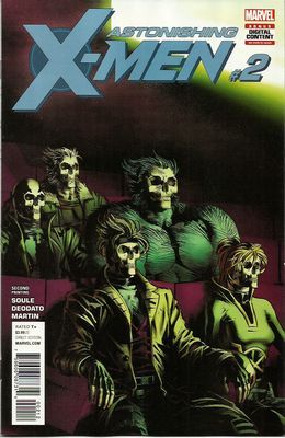Astonishing X-Men, Vol. 4  |  Issue#2E | Year:2017 | Series:  | Pub: Marvel Comics | Second Priniting