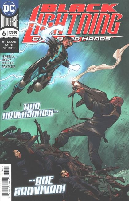 Black Lightning: Cold Dead Hands Cold Dead Hands, Part 6 |  Issue#6 | Year:2018 | Series:  | Pub: DC Comics | Clayton Henry & Tomeu Morey Regular Cover