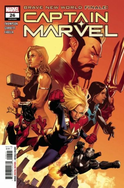 Captain Marvel, Vol. 11 The New World, Conclusion |  Issue#26A | Year:2021 | Series:  | Pub: Marvel Comics | Jorge Molina Regular