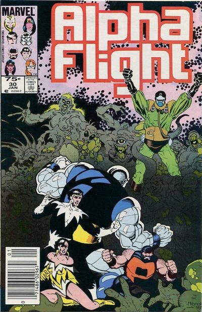 Alpha Flight, Vol. 1 Enter... Scramble! |  Issue#30B | Year:1986 | Series: Alpha Flight | Pub: Marvel Comics | Newsstand Edition