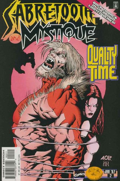 Sabretooth and Mystique Quality Time |  Issue#2A | Year:1996 | Series: Sabretooth | Pub: Marvel Comics | Direct Edition