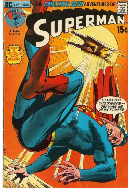 Superman, Vol. 1 How To Tame a Wild Volcano / Fabulous World of Krypton: Prison in the Sky |  Issue#234 | Year:1970 | Series: Superman | Pub: DC Comics |