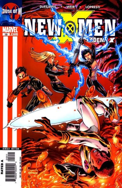 New X-Men (Academy X) House of M - House Divided, Part 4 |  Issue#19A | Year:2005 | Series: X-Men | Pub: Marvel Comics | Direct Edition