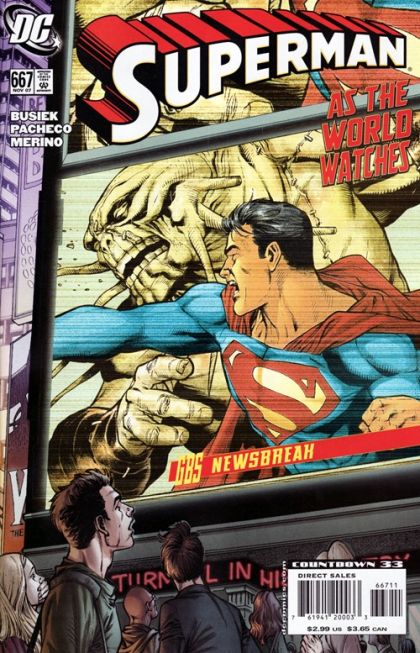 Superman, Vol. 1 Camelot Falls, Tide and Torrent |  Issue#667A | Year:2007 | Series: Superman | Pub: DC Comics | Direct Edition