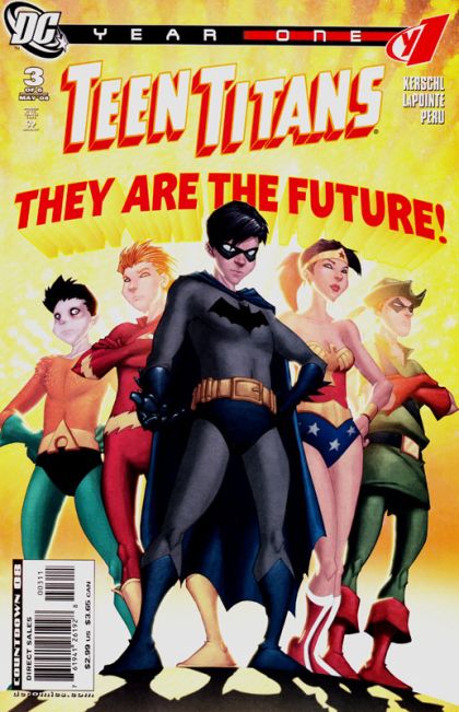 Teen Titans: Year One In The Beginning..., In the Beginning...Part Three |  Issue#3 | Year:2008 | Series: Teen Titans | Pub: DC Comics |