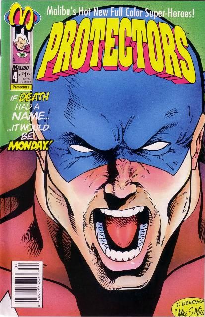Protectors (Malibu) Before The Storm |  Issue#4B | Year:1992 | Series: Protectors | Pub: Malibu Comics | Newsstand Edition
