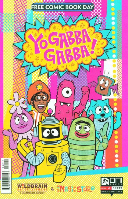 Free Comic Book Day 2012 (Yo Gabba Gabba!) Sticking Together |  Issue#0 | Year:2012 | Series:  | Pub: Oni Press | 2012 Free Comic Book Day