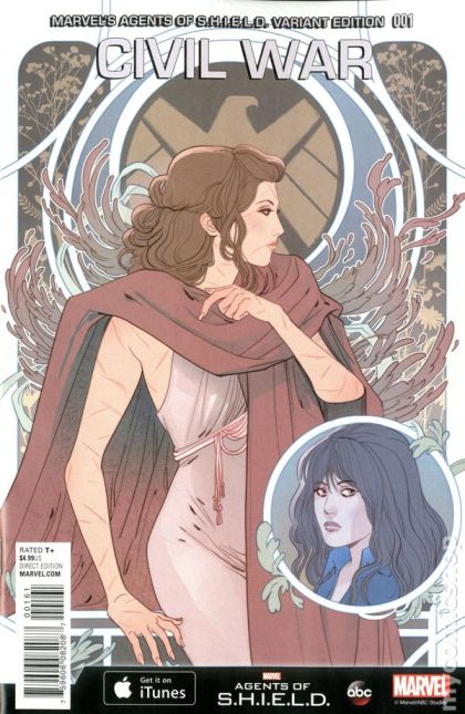 Civil War, Vol. 2 Secret Wars  |  Issue#1F | Year:2015 | Series:  | Pub: Marvel Comics | Marguerite Sauvage 1:15 Agents of SHIELD Cover